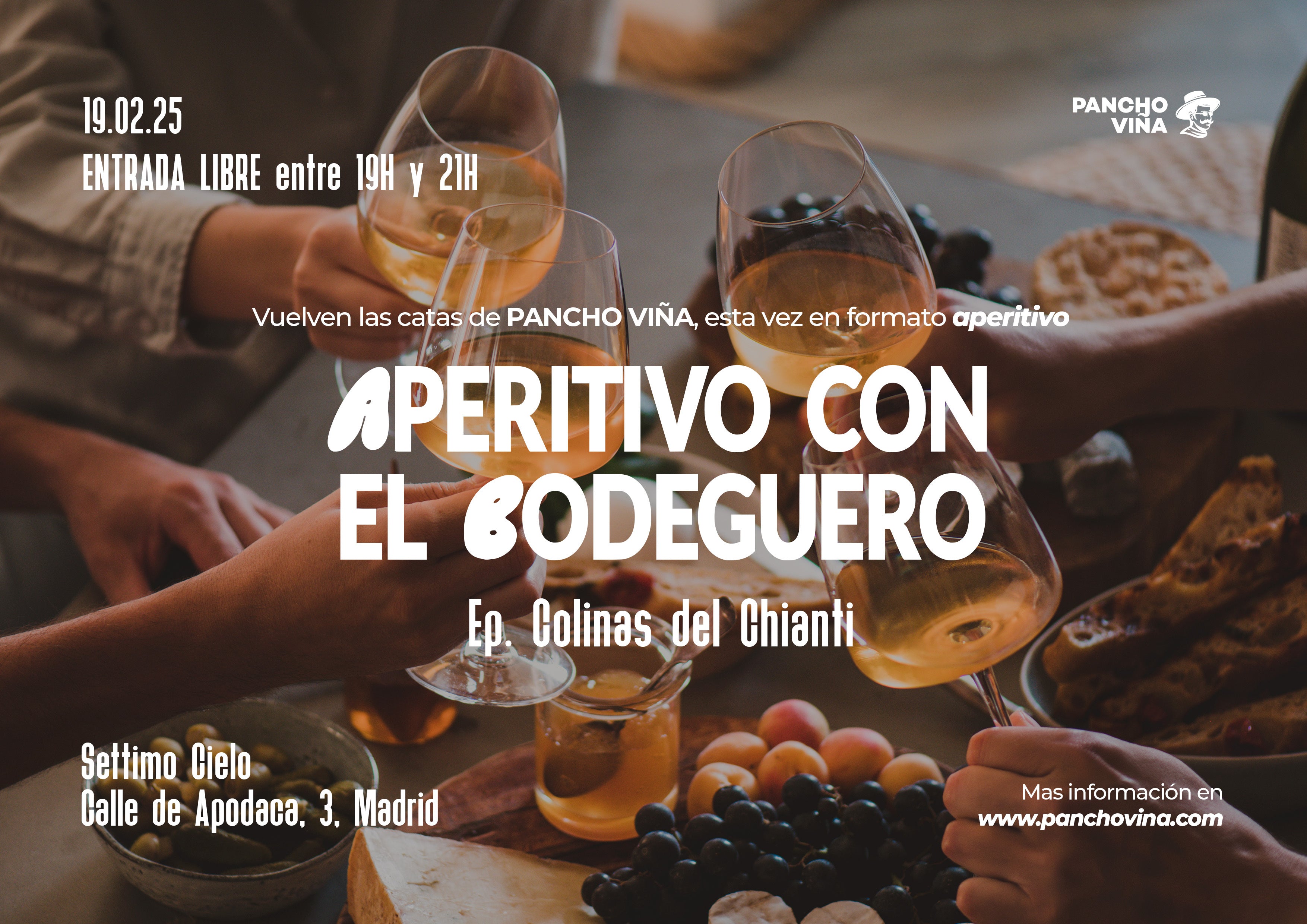 Aperitivo en Toscana.