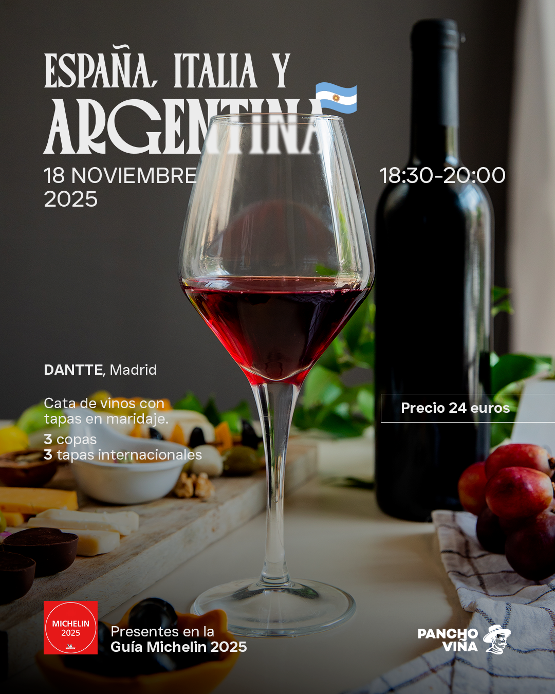 España, Italia y Argentina